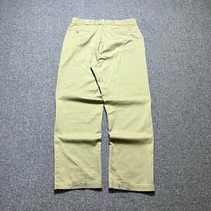 Vintage Dickies 874 Work Pants 38x32 Khaki Tan Chino Made in USA 90s